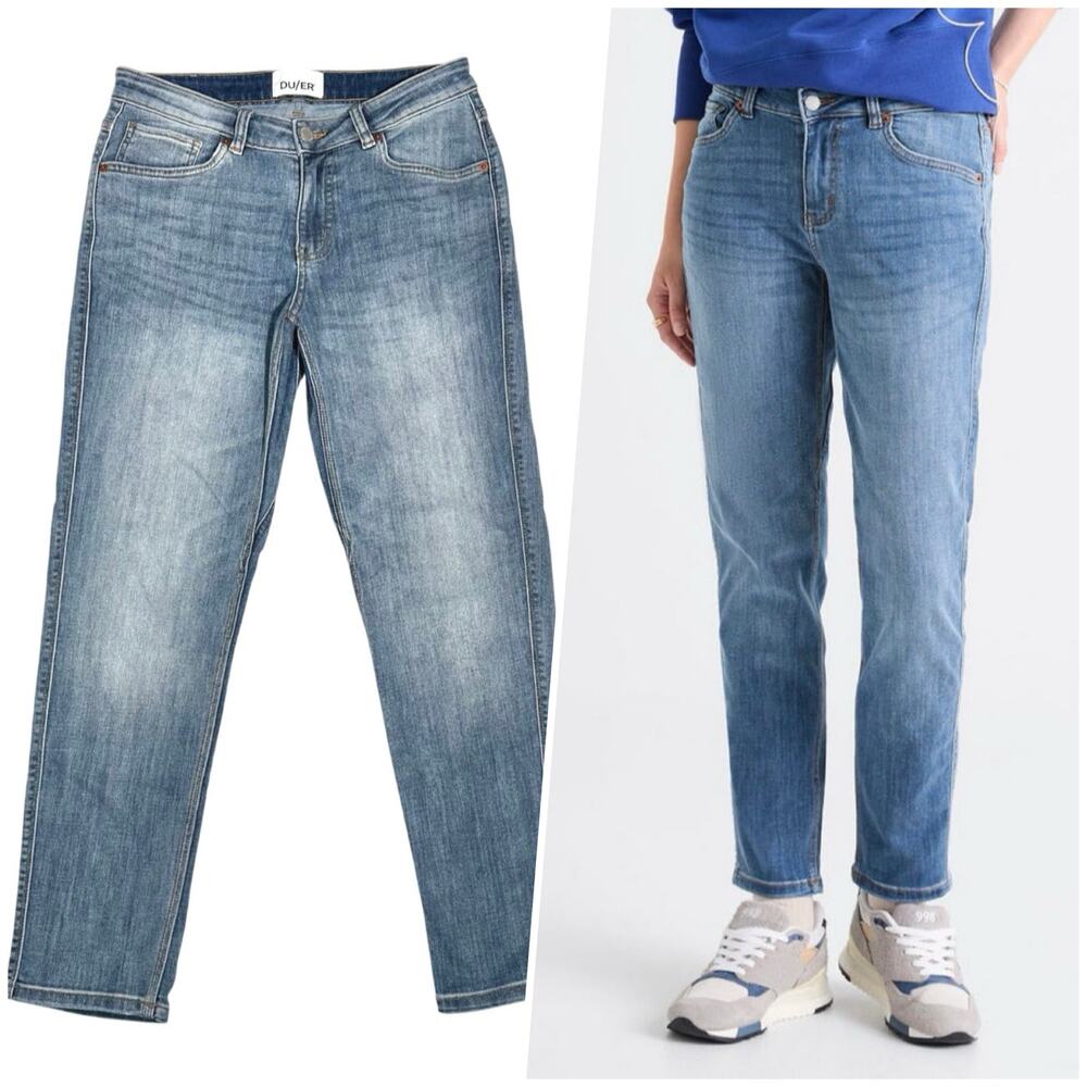 DUER | Women | The Girlfriend Vintage Performance Stretch Denim Jeans | 27x30